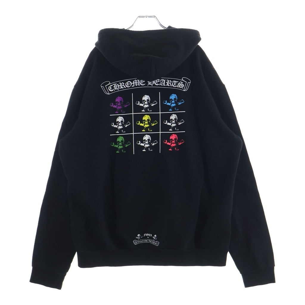 CHROME HEARTS(クロムハーツ) FOTI SWTSHRT HD ZIP フォティ 長袖ジップパーカー フーディ ブラック -