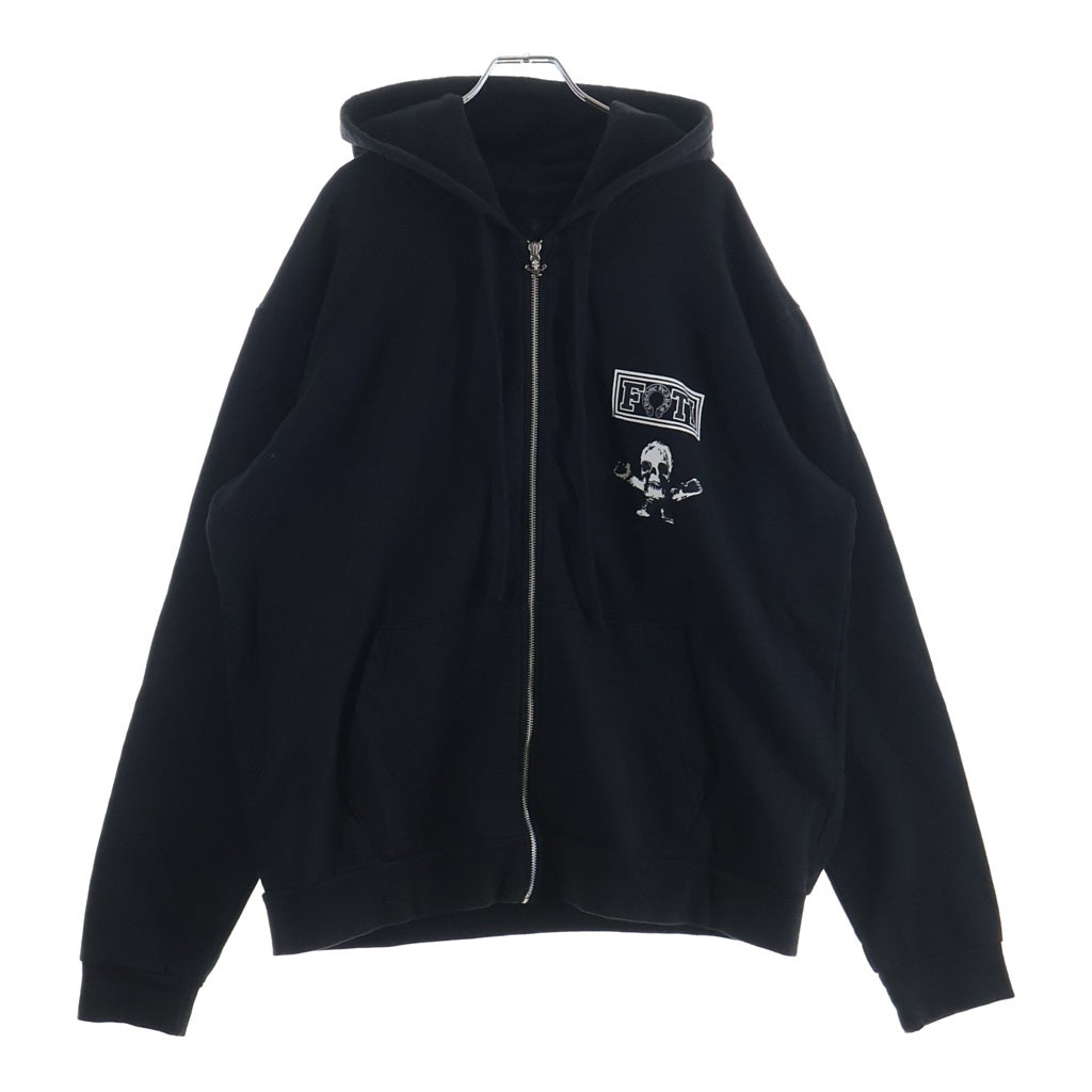 CHROME HEARTS(クロムハーツ) FOTI SWTSHRT HD ZIP フォティ 長袖ジップパーカー フーディ ブラック -