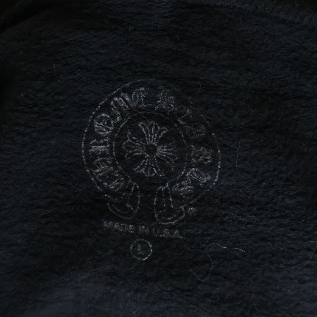 CHROME HEARTS(クロムハーツ) FOTI SWTSHRT HD ZIP フォティ 長袖ジップパーカー フーディ ブラック -