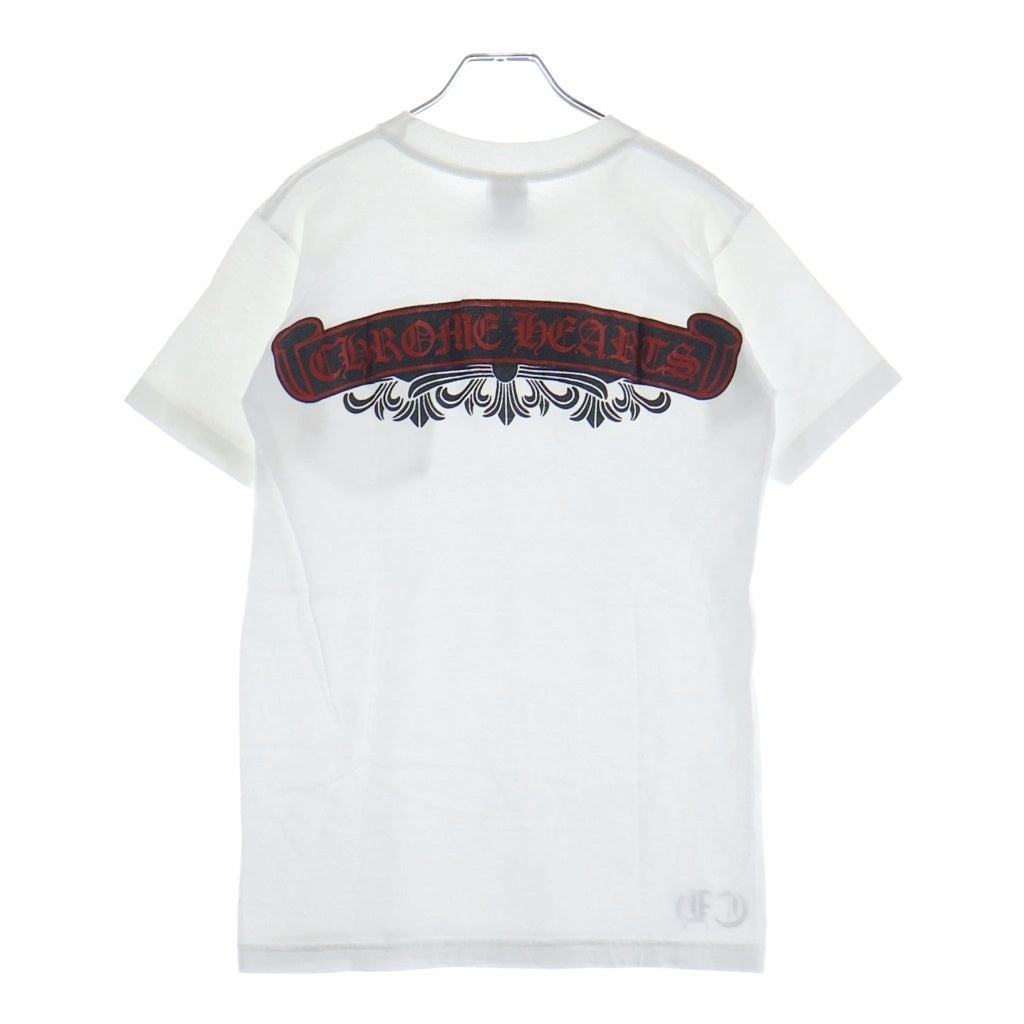 CHROME HEARTS(クロムハーツ) OLD S/S オールド バックフローラルクロスプリント 半袖Tシャツ ホワイト -