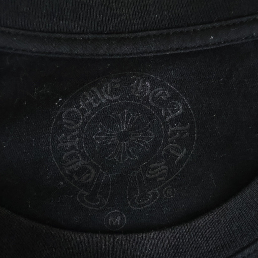 CHROME HEARTS(クロムハーツ) Cemetery Cross Print Long Sleeve Tee セメタリークロスプリント ロングスリーブクルーネック長袖カットソー ブラック/グリーン -