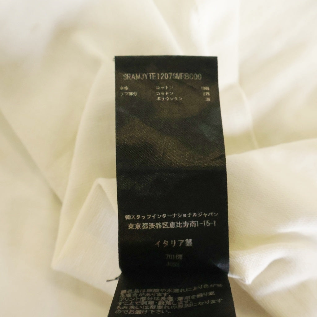 AMIRI(アミリ) 25AW AMIRI NIGHTS フロントロゴプリント クルーネック半袖Tシャツ ベージュ SRANJYTE1207