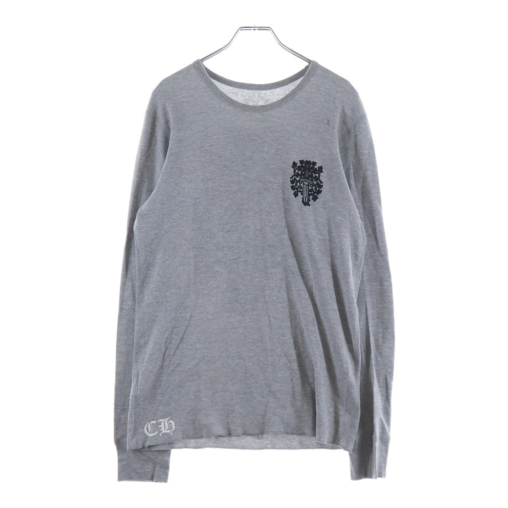 CHROME HEARTS(クロムハーツ) Thermal L/S Tee ヴァインダガー ロングカットソー 長袖Tシャツ グレー -