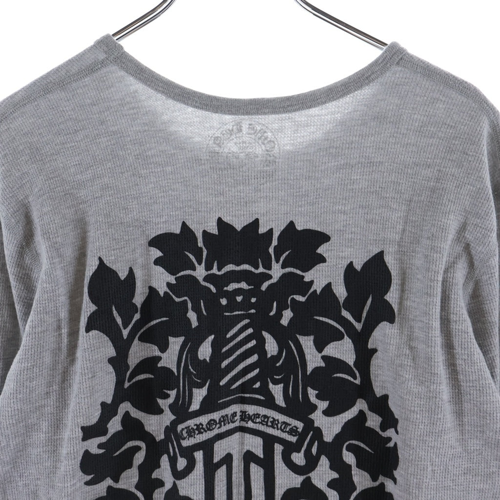 CHROME HEARTS(クロムハーツ) Thermal L/S Tee ヴァインダガー ロングカットソー 長袖Tシャツ グレー -