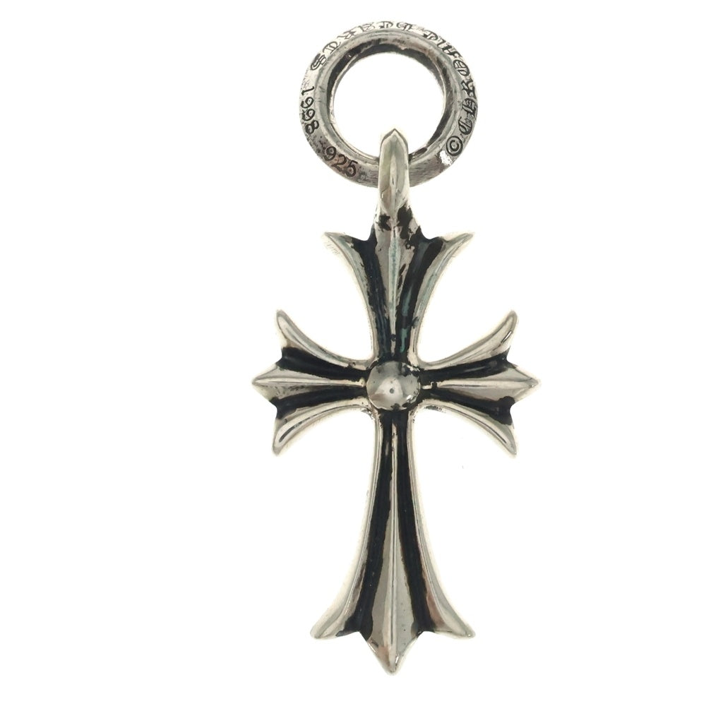 CHROME HEARTS(クロムハーツ) TINY CH CROSS タイニーCHクロス チャーム ネックレストップ シルバー BCA382 ‐