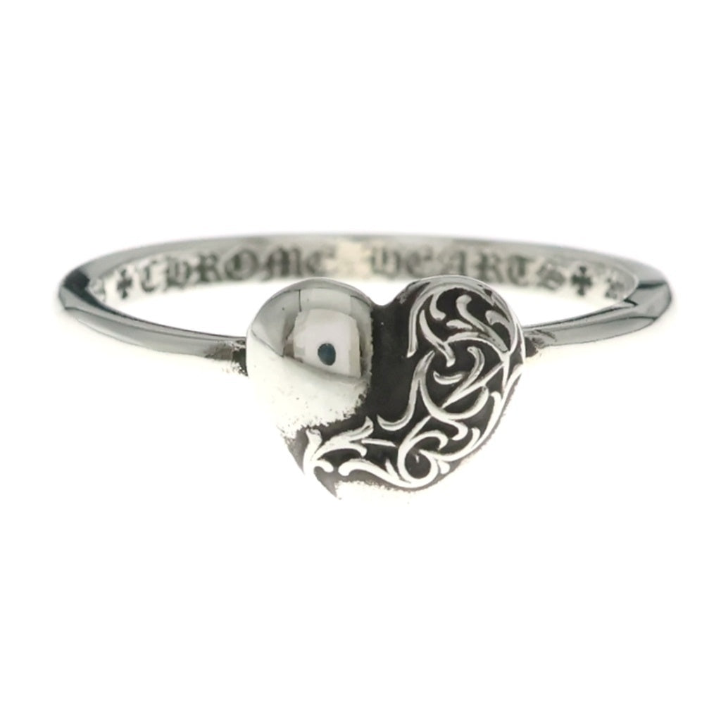 CHROME HEARTS(クロムハーツ) BUBBLGM HEART バブルガムハート リング シルバー