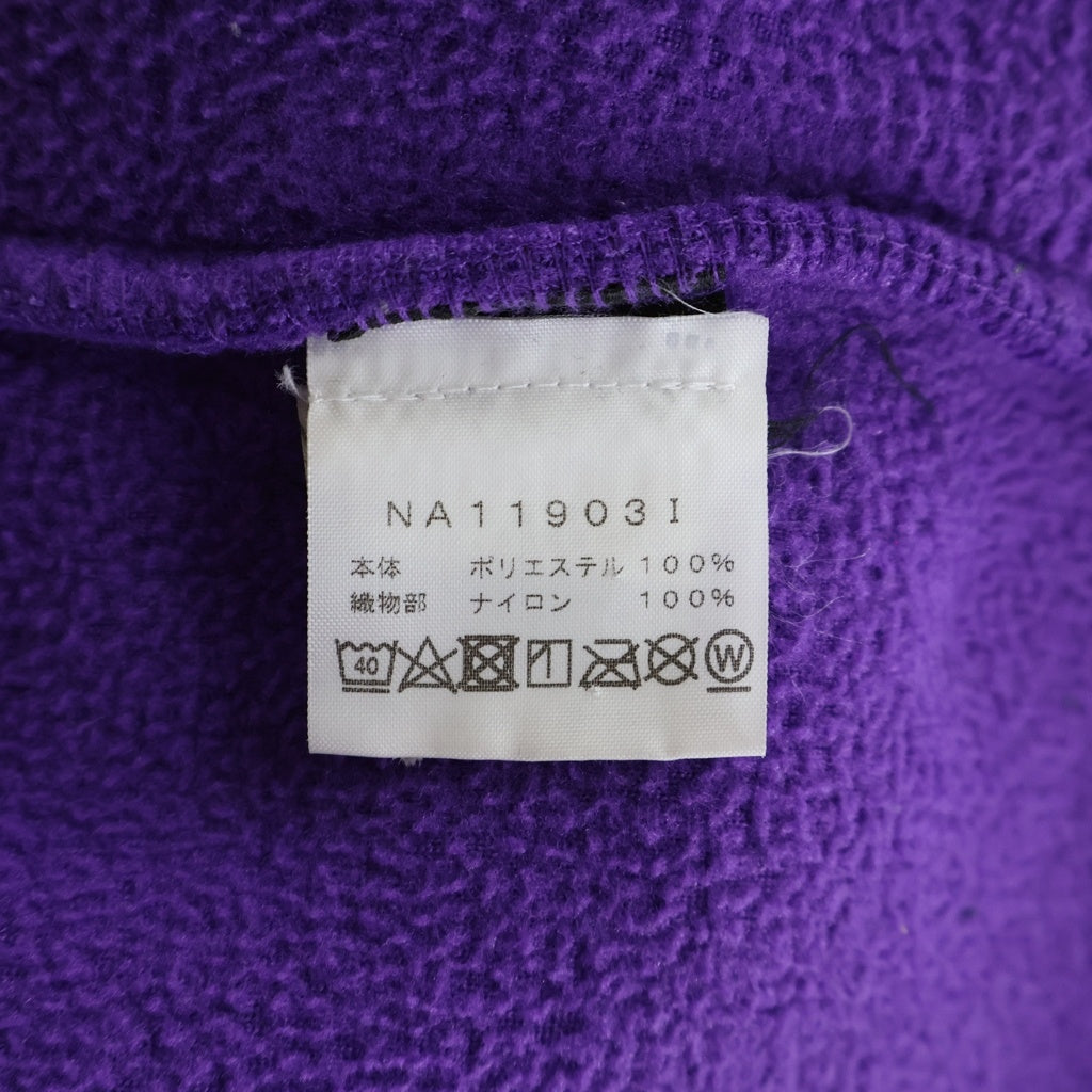 SUPREME(シュプリーム) ×THE NORTH FACE Arc Logo Denali Fleece Jacket アークロゴ デナリ フリースジャケット NA11903I パープル/ブラック