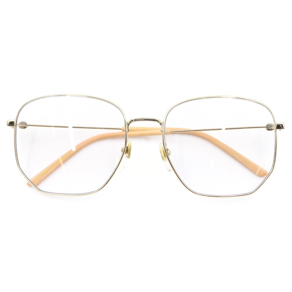 GUCCI(グッチ) スクエアフレームメタルサングラス 眼鏡 アイウェア ゴールド GG0396S