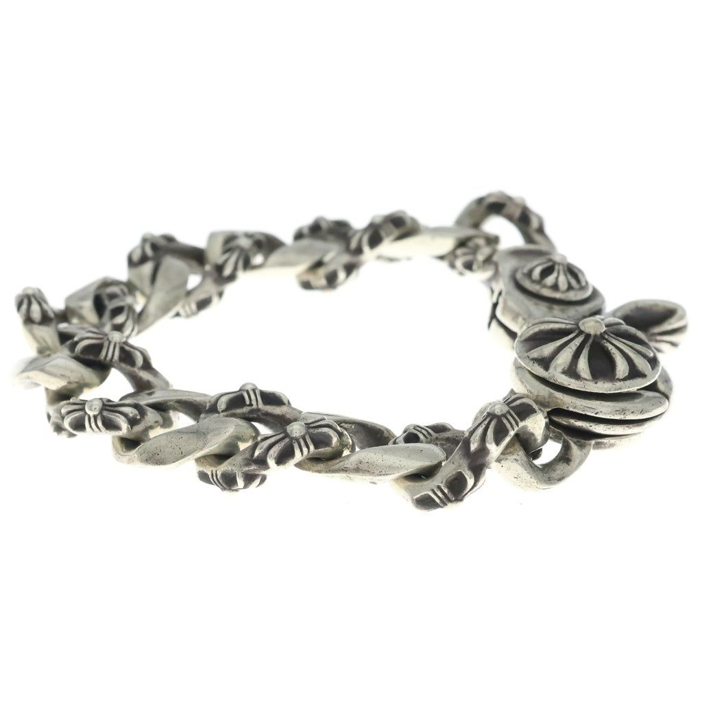 CHROME HEARTS(クロムハーツ) OLD FNCY CHN LNK オールド ファンシーリンククリップブレスレット 13リンク シルバー BCA145