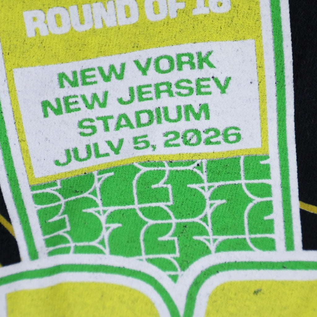 NO BRAND(ノーブランド) FIFA2026 OFFICIAL LICENSED PRODUCT BRAZIL VS NORWAY ROUND OF 16 MATCH S/S TEE ブラジルVSノルウェー ラウンドオブ16 会場限定マッチ半袖Tシャツ WCMD-R32-M91