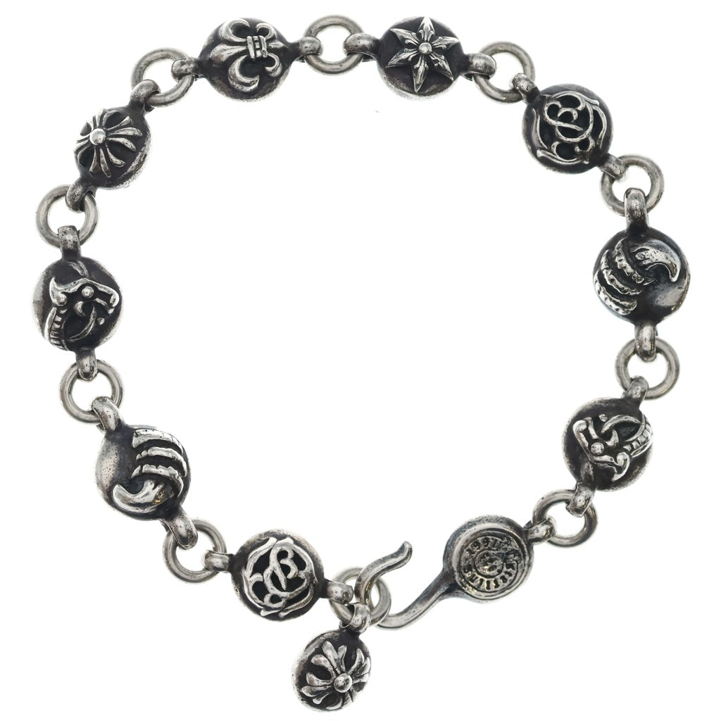 CHROME HEARTS(クロムハーツ) NO2 MULTI BALL #2マルチボールブレスレット シルバー BCA177 ‐