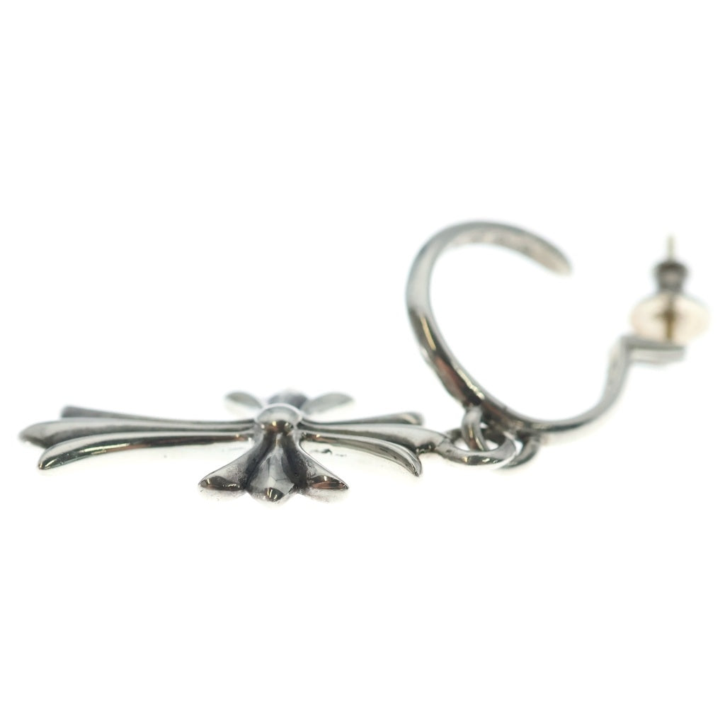 CHROME HEARTS(クロムハーツ) TINY CH CROSS タイニーCHクロス フープピアス シルバー BCA115