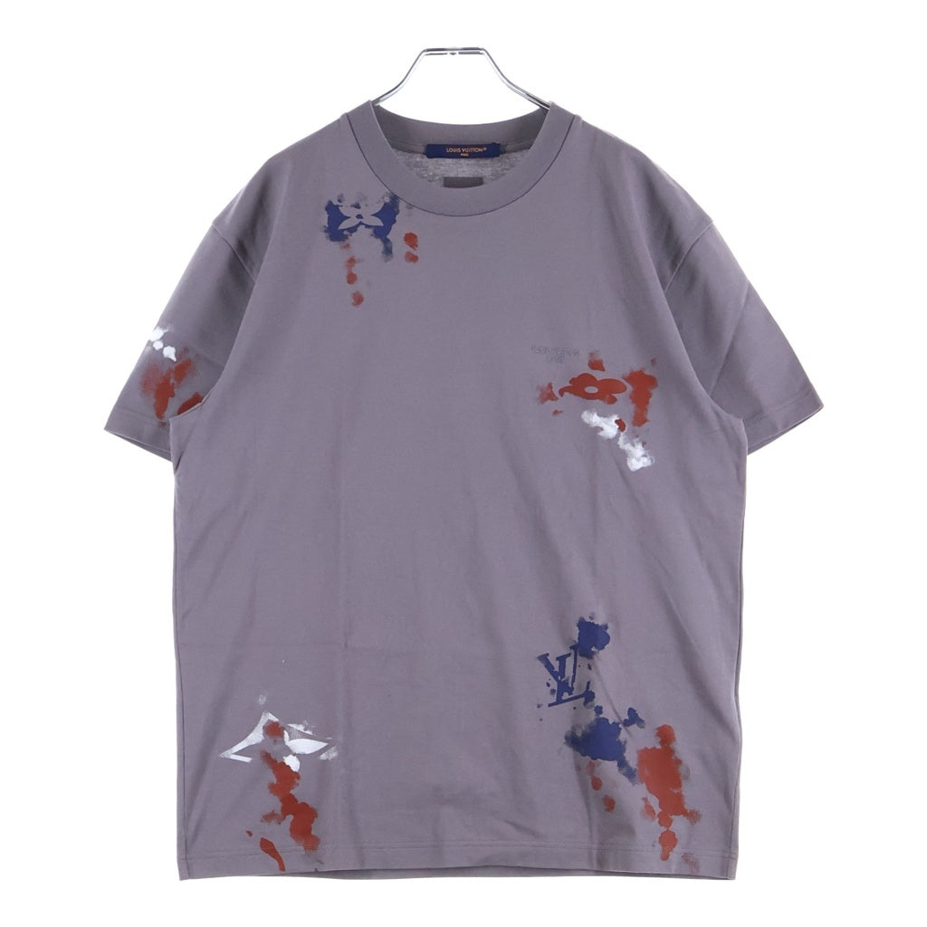 LOUIS VUITTON(ルイヴィトン) 26AW グラフィカルTシャツ ロゴ刺繍 グラフィックTシャツ 半袖Tシャツ RM262MM NPG HVY24W / 1AK7HJ グレー