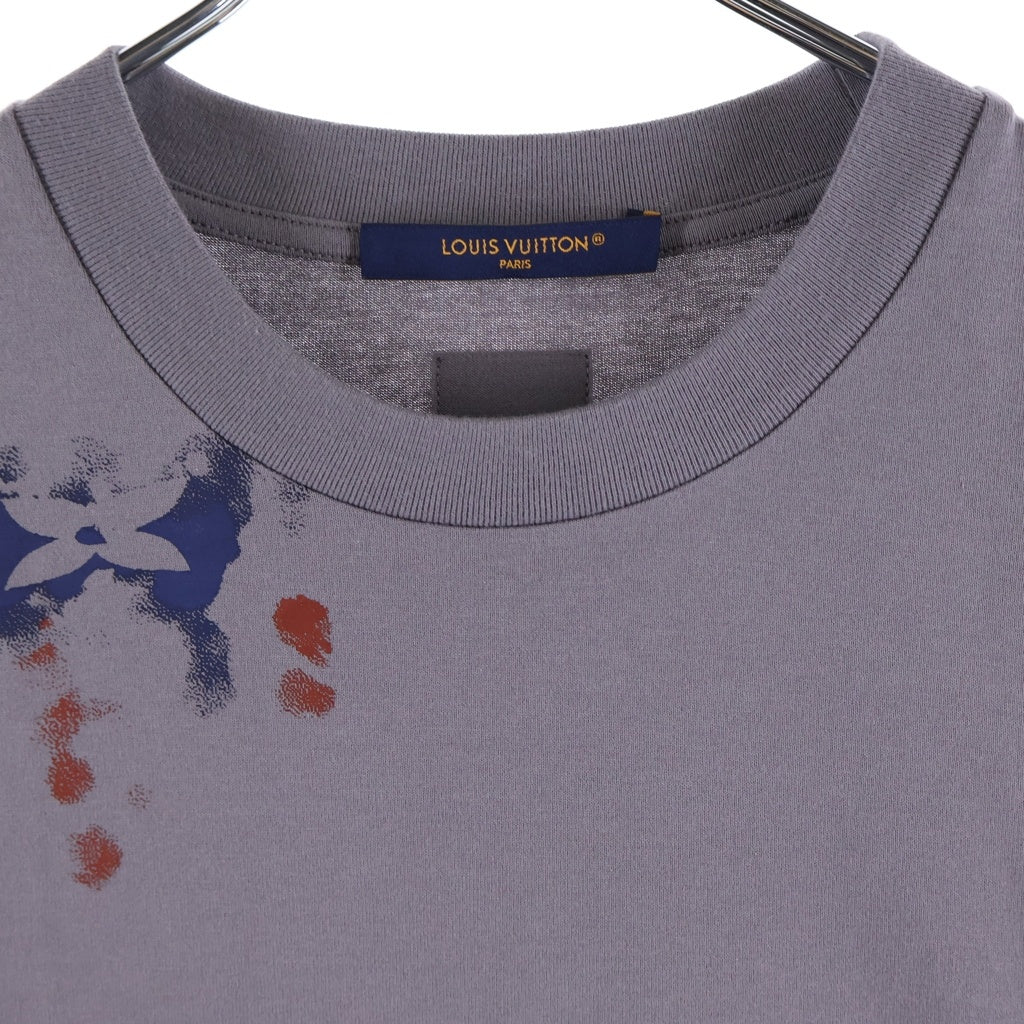 LOUIS VUITTON(ルイヴィトン) 26AW グラフィカルTシャツ ロゴ刺繍 グラフィックTシャツ 半袖Tシャツ RM262MM NPG HVY24W / 1AK7HJ グレー
