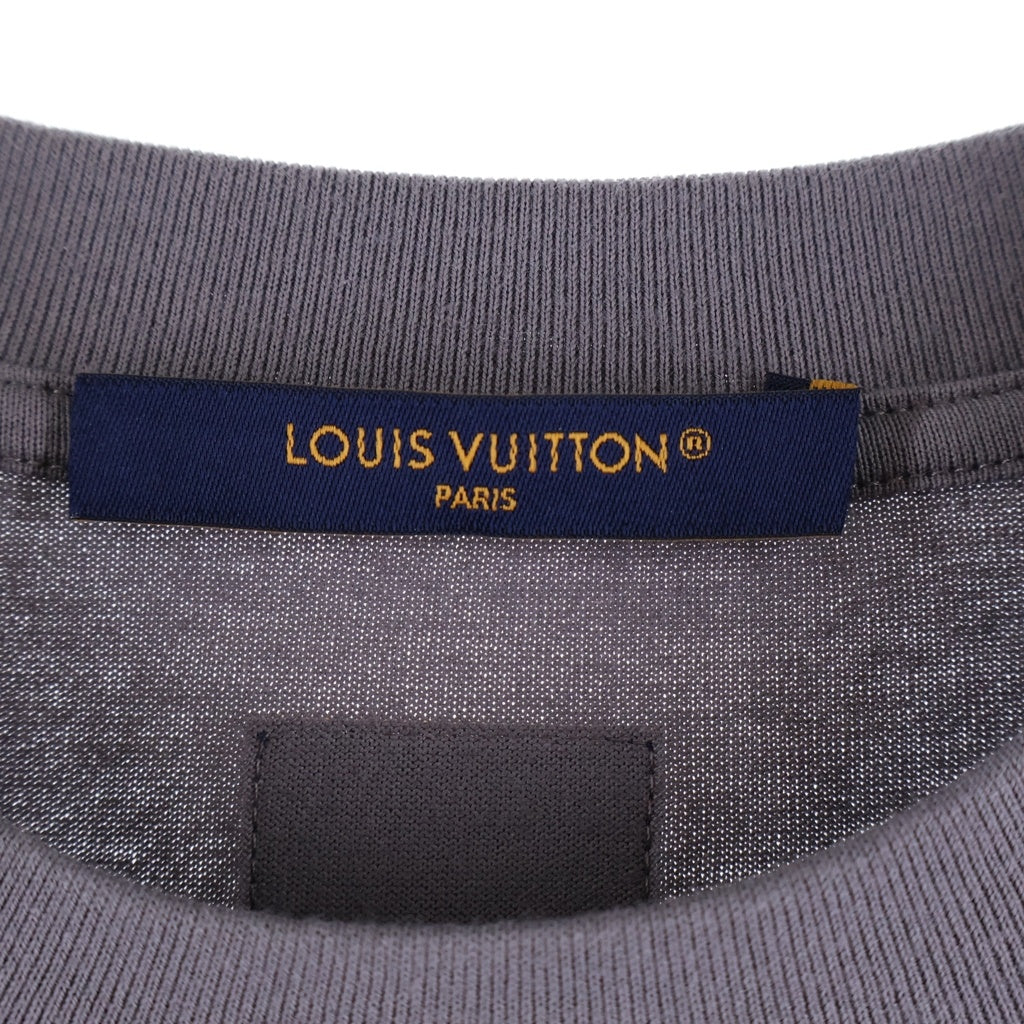 LOUIS VUITTON(ルイヴィトン) 26AW グラフィカルTシャツ ロゴ刺繍 グラフィックTシャツ 半袖Tシャツ RM262MM NPG HVY24W / 1AK7HJ グレー