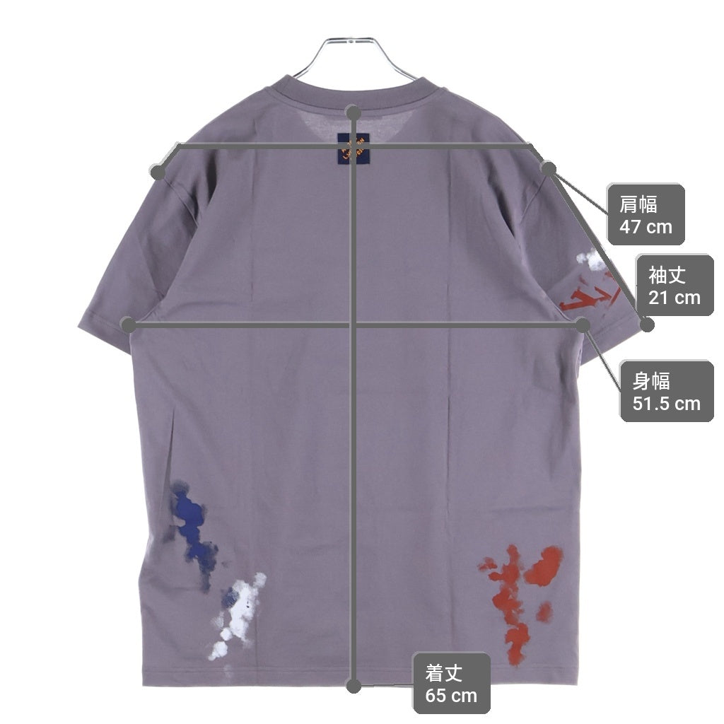 LOUIS VUITTON(ルイヴィトン) 26AW グラフィカルTシャツ ロゴ刺繍 グラフィックTシャツ 半袖Tシャツ RM262MM NPG HVY24W / 1AK7HJ グレー