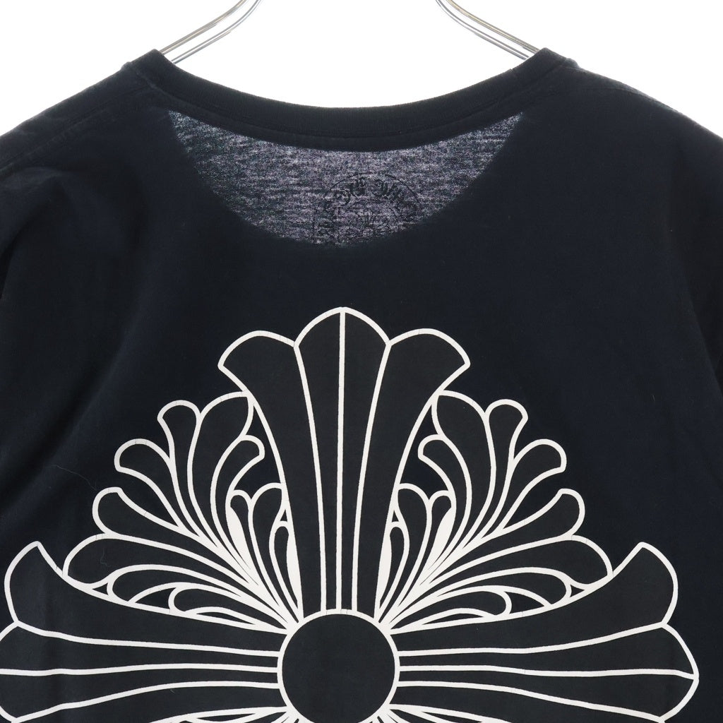 CHROME HEARTS(クロムハーツ) CH Plus S/S CHプラス バックスクロールプリント 半袖Tシャツカットソー ブラック