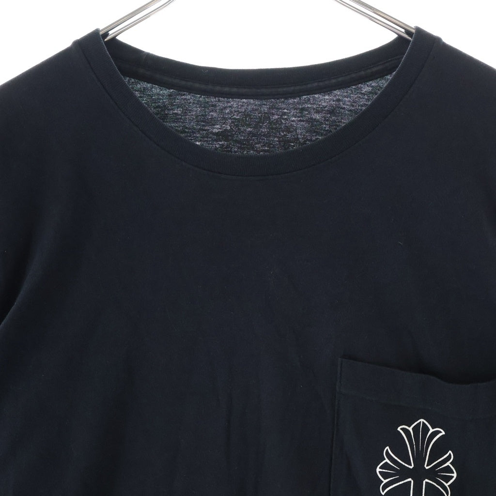 CHROME HEARTS(クロムハーツ) CH Cross L/S CHクロス バックスクロール 長袖Tシャツカットソー ブラック