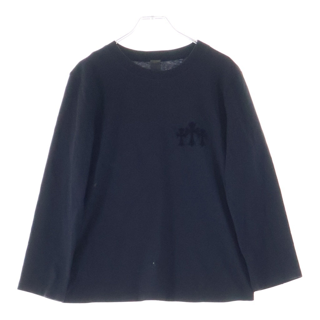 CHROME HEARTS(クロムハーツ) Y NOT 3 Cemetery Cross L/S ワイノット 3セメタリークロス 長袖Tシャツカットソー ブラック