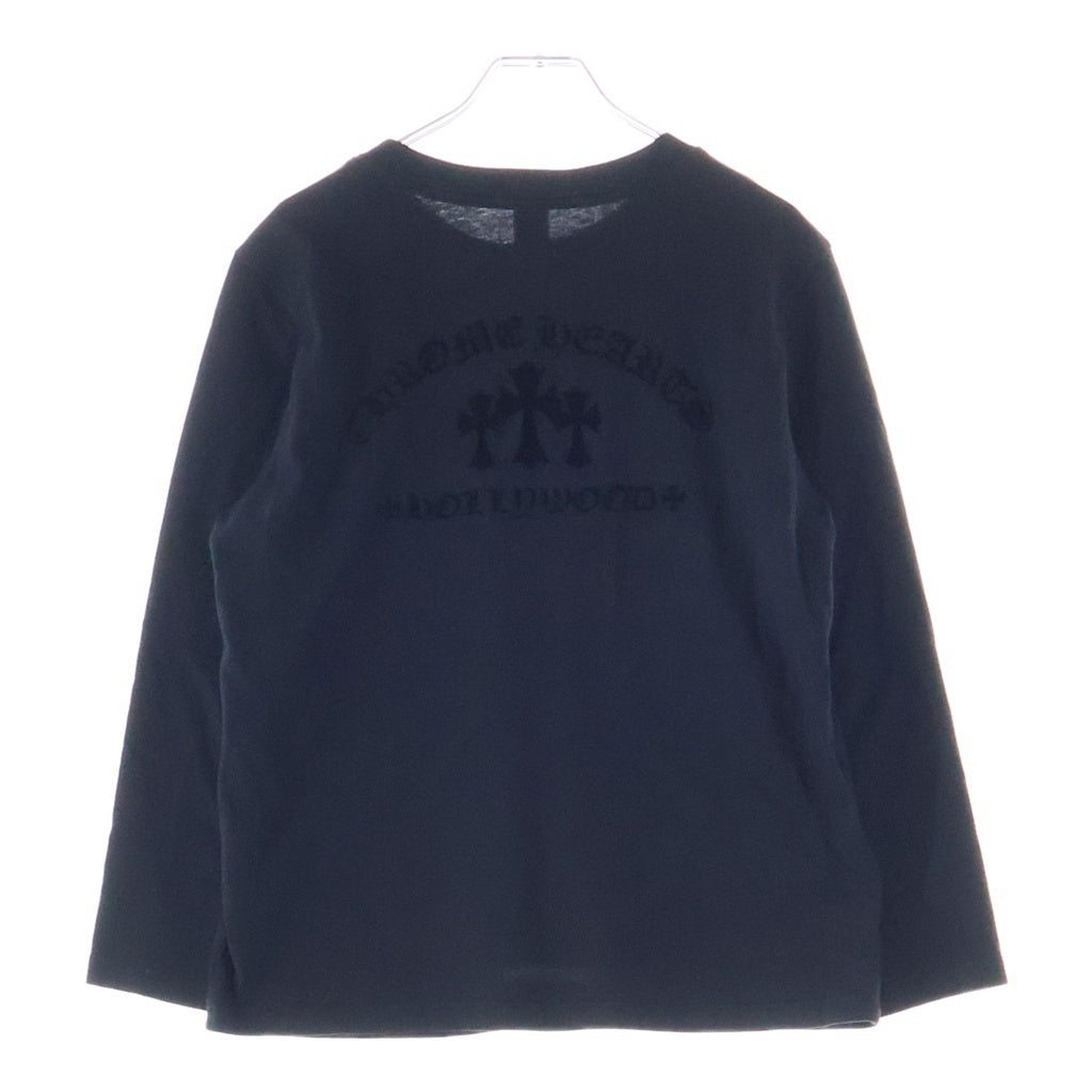 CHROME HEARTS(クロムハーツ) Y NOT 3 Cemetery Cross L/S ワイノット 3セメタリークロス 長袖Tシャツカットソー ブラック