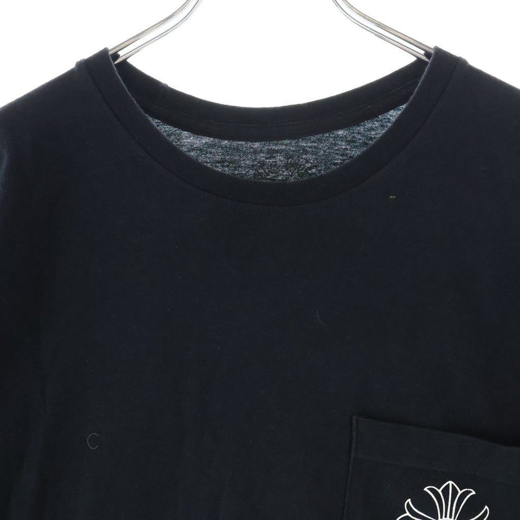 CHROME HEARTS(クロムハーツ) VINE DAGGER S/S バックアーチロゴ ヴァインダガープリント 半袖Tシャツカットソー ブラック