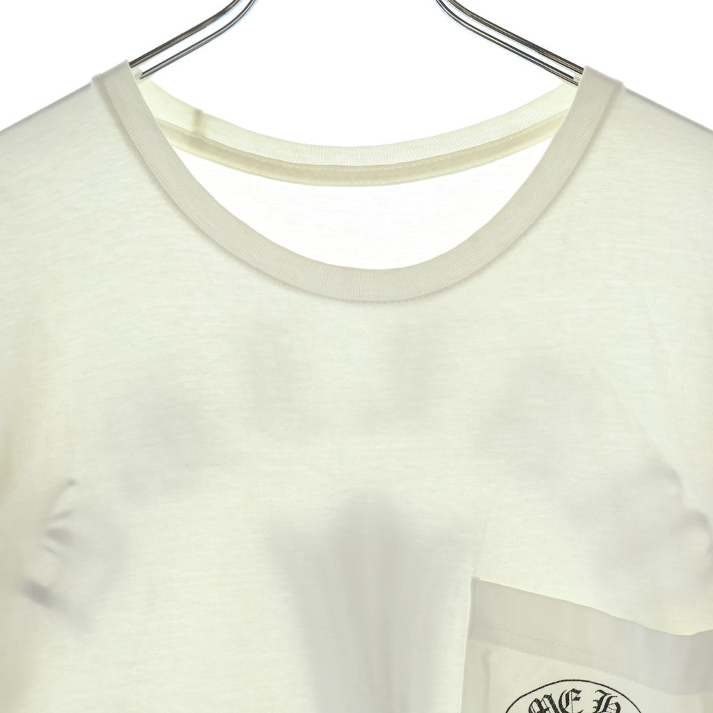 CHROME HEARTS(クロムハーツ) MALIBU S/S マリブ バックフローラルクロス 半袖Tシャツカットソー ホワイト