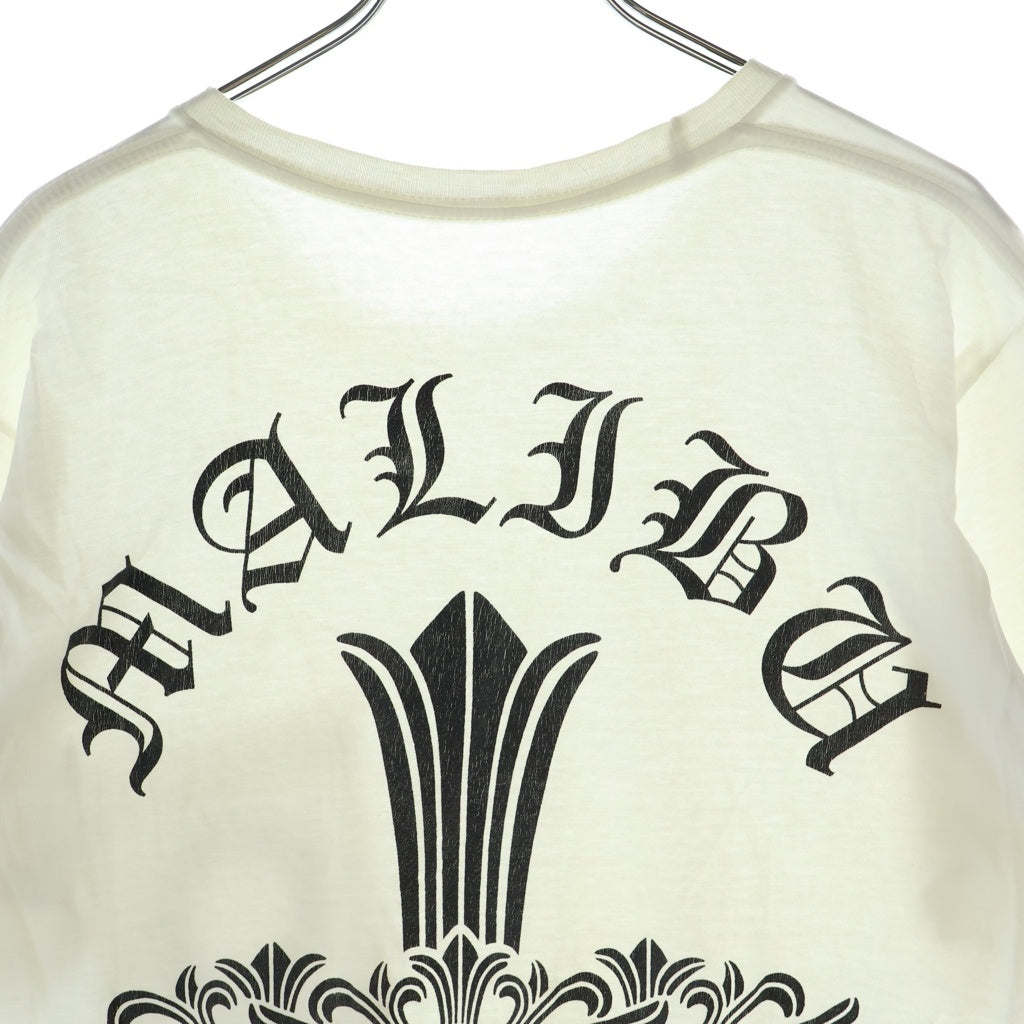 CHROME HEARTS(クロムハーツ) MALIBU S/S マリブ バックフローラルクロス 半袖Tシャツカットソー ホワイト