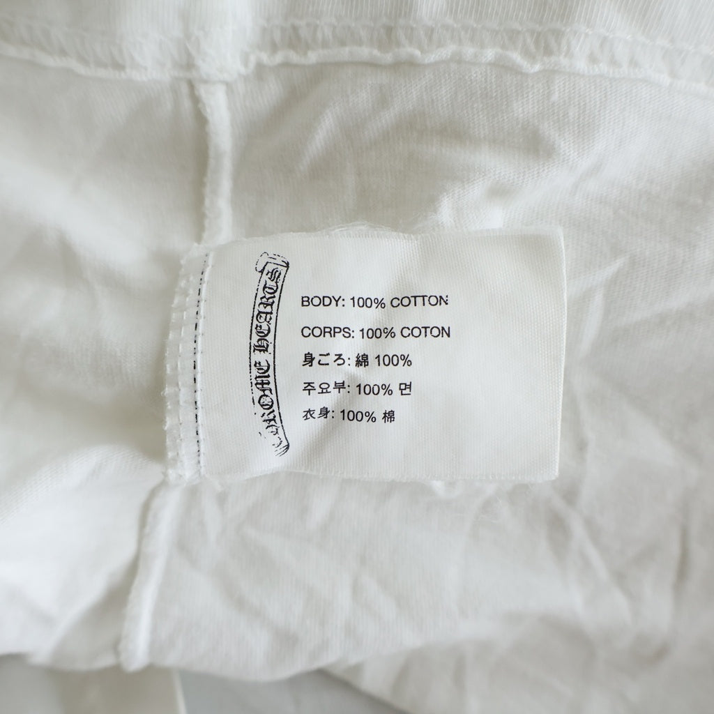 CHROME HEARTS(クロムハーツ) MALIBU S/S マリブ バックフローラルクロス 半袖Tシャツカットソー ホワイト