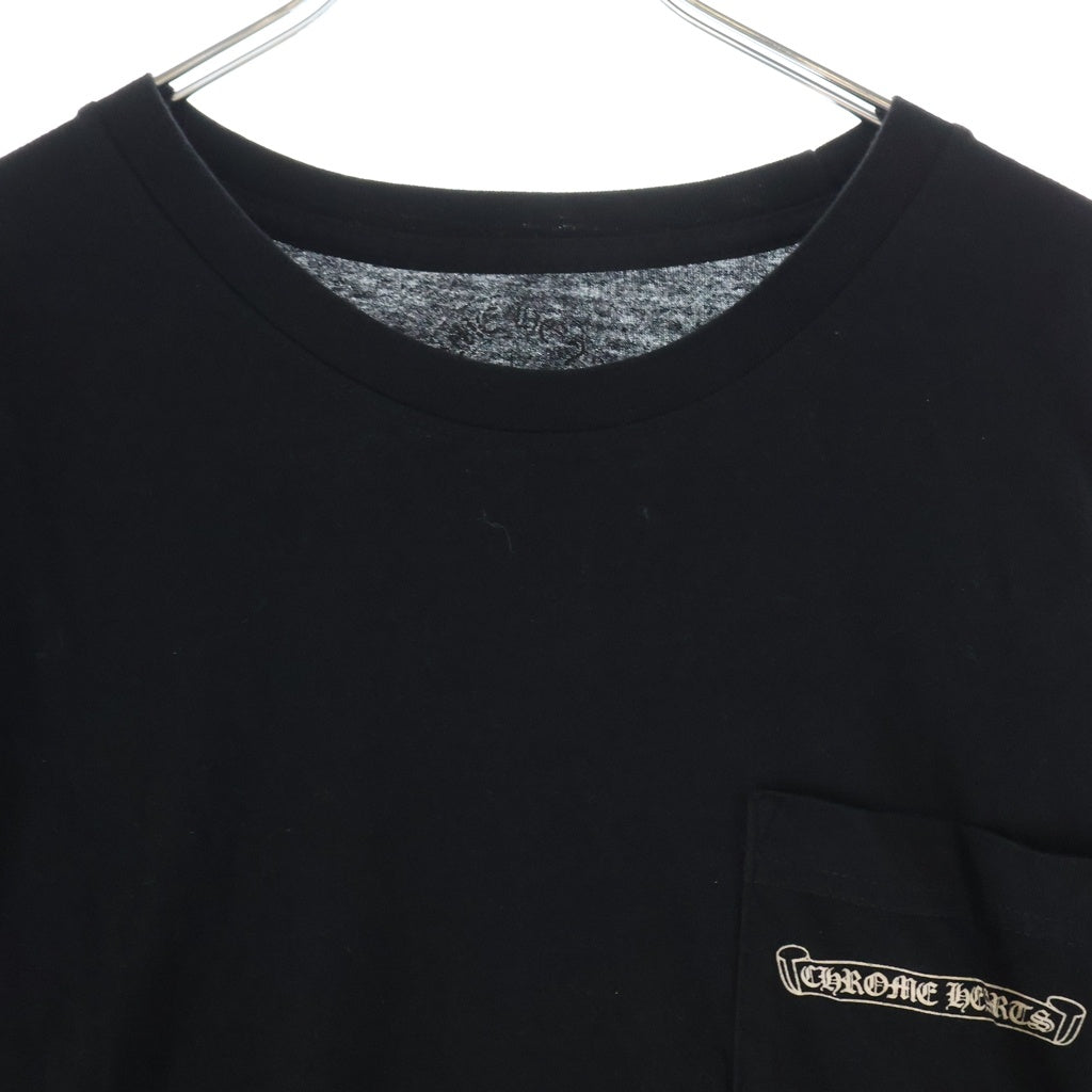 CHROME HEARTS(クロムハーツ) ARCH Logo USA L/S アーチロゴプリント 長袖Tシャツカットソー ブラック