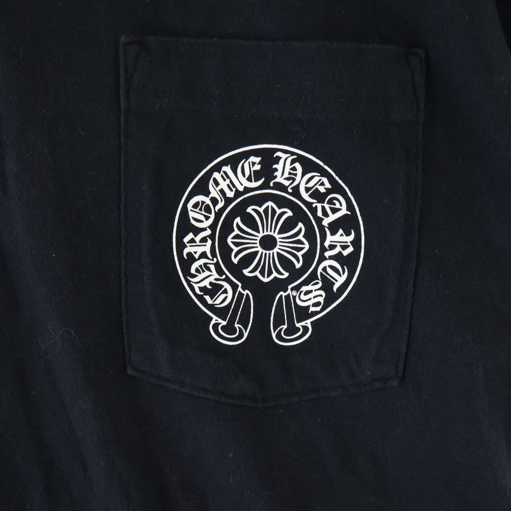 CHROME HEARTS(クロムハーツ) HANGZHOU S/S 杭州限定 バックホースシュープリント 半袖Tシャツカットソー ブラック