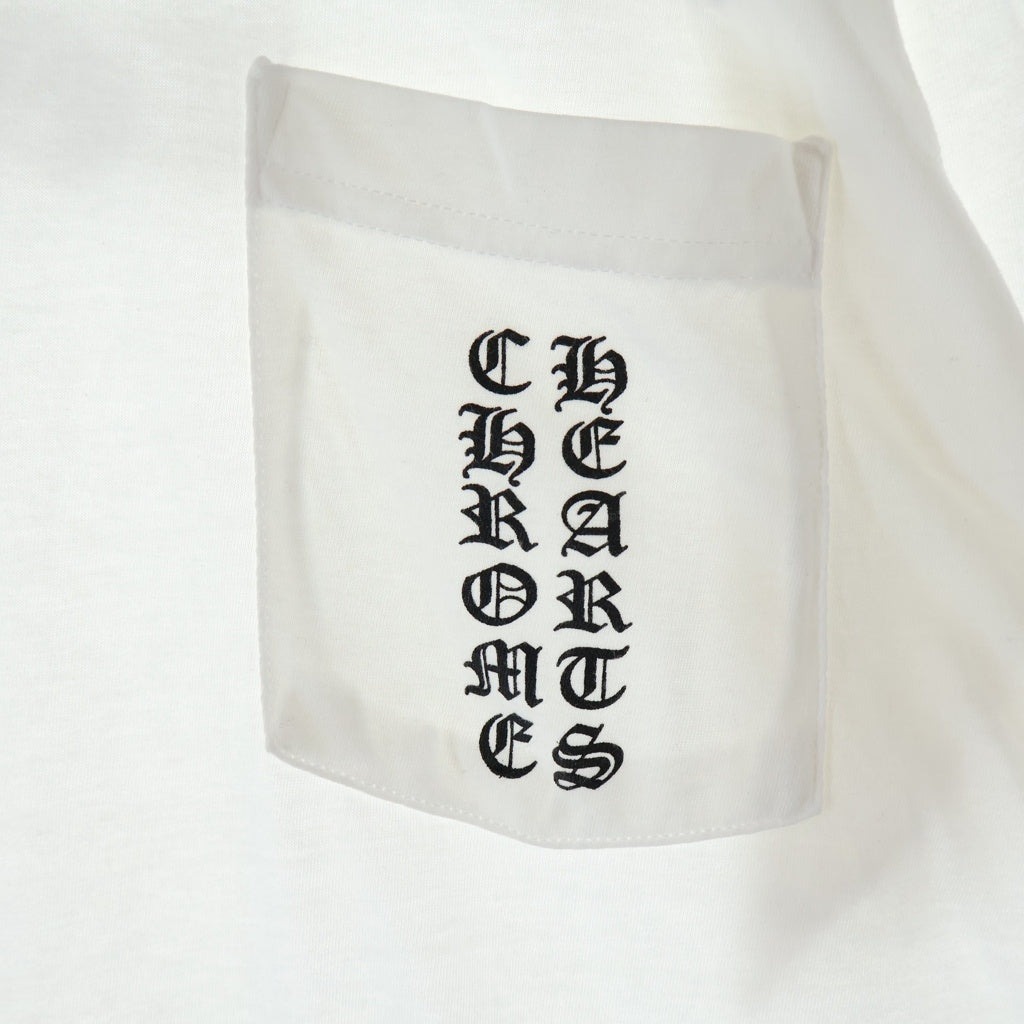 CHROME HEARTS(クロムハーツ) Scroll Label S/S 東京限定 バックスクロールラベルプリント 半袖Tシャツカットソー ホワイト