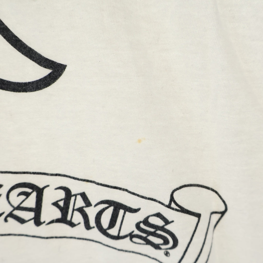 CHROME HEARTS(クロムハーツ) CH Plus S/S ロサンゼルス限定 CHプラス バックスクロールプリント 半袖Tシャツカットソー ホワイト