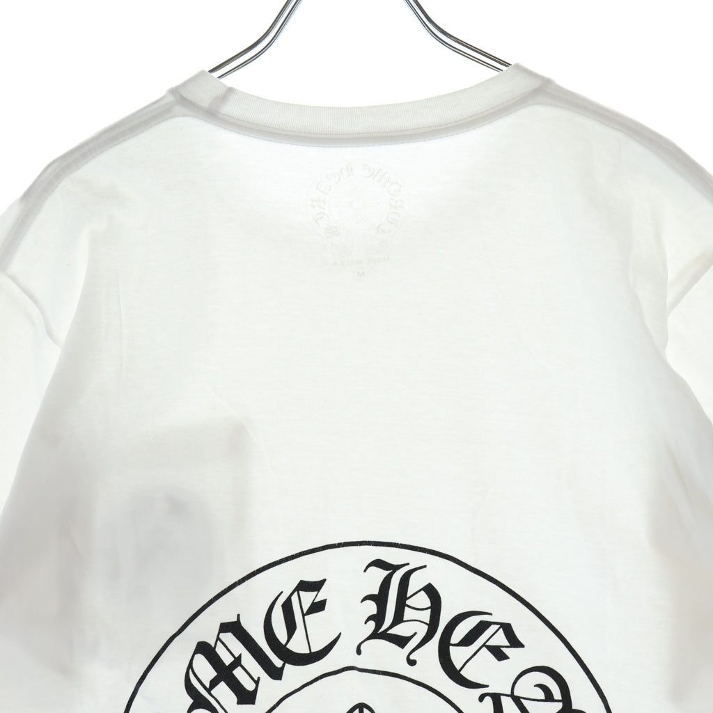 CHROME HEARTS(クロムハーツ) BEIJING S/S 北京限定 バックホースシュープリント 半袖Tシャツカットソー ホワイト