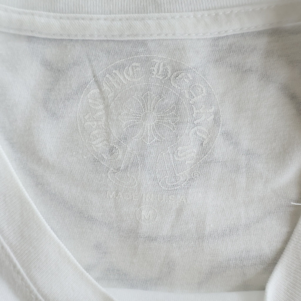 CHROME HEARTS(クロムハーツ) BEIJING S/S 北京限定 バックホースシュープリント 半袖Tシャツカットソー ホワイト
