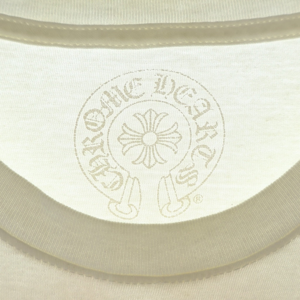 CHROME HEARTS(クロムハーツ) BACK GRAD CIRCLE LOGO TEE バック グラデーション サークルロゴ クルーネック半袖Tシャツ カットソー ホワイト