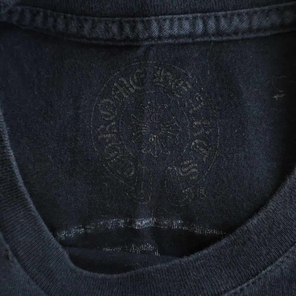 CHROME HEARTS(クロムハーツ) TRIPLE CROSS S/S バックトリプルクロスプリント 半袖Tシャツカットソー ブラック