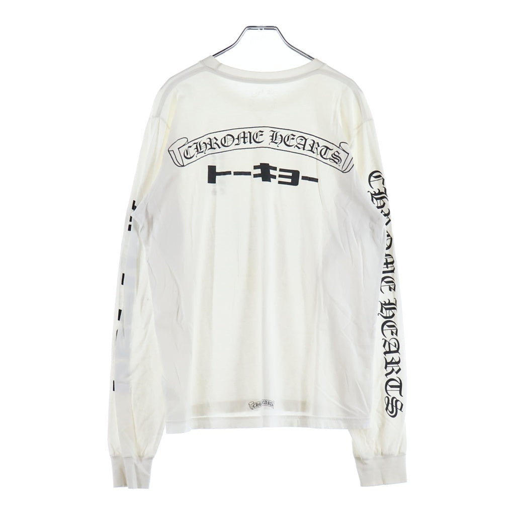 CHROME HEARTS(クロムハーツ) TOKYO LTD CH L/S Tee トーキョー限定 プリント長袖Tシャツ ホワイト