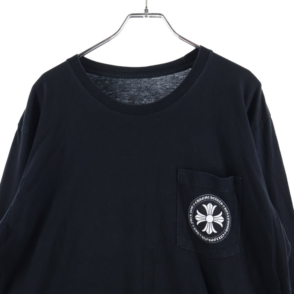 CHROME HEARTS(クロムハーツ) CH L/S バックCHプラス 総柄プリント長袖Tシャツ