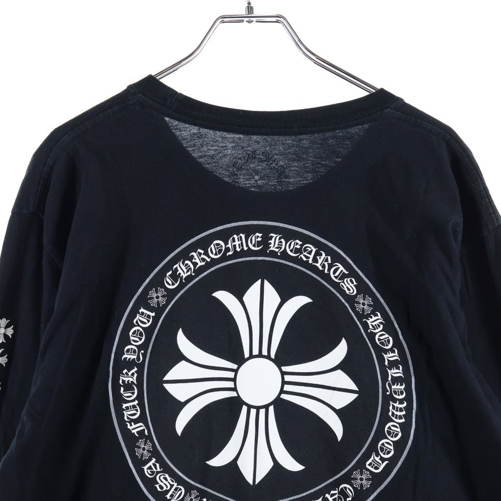 CHROME HEARTS(クロムハーツ) CH L/S バックCHプラス 総柄プリント長袖Tシャツ