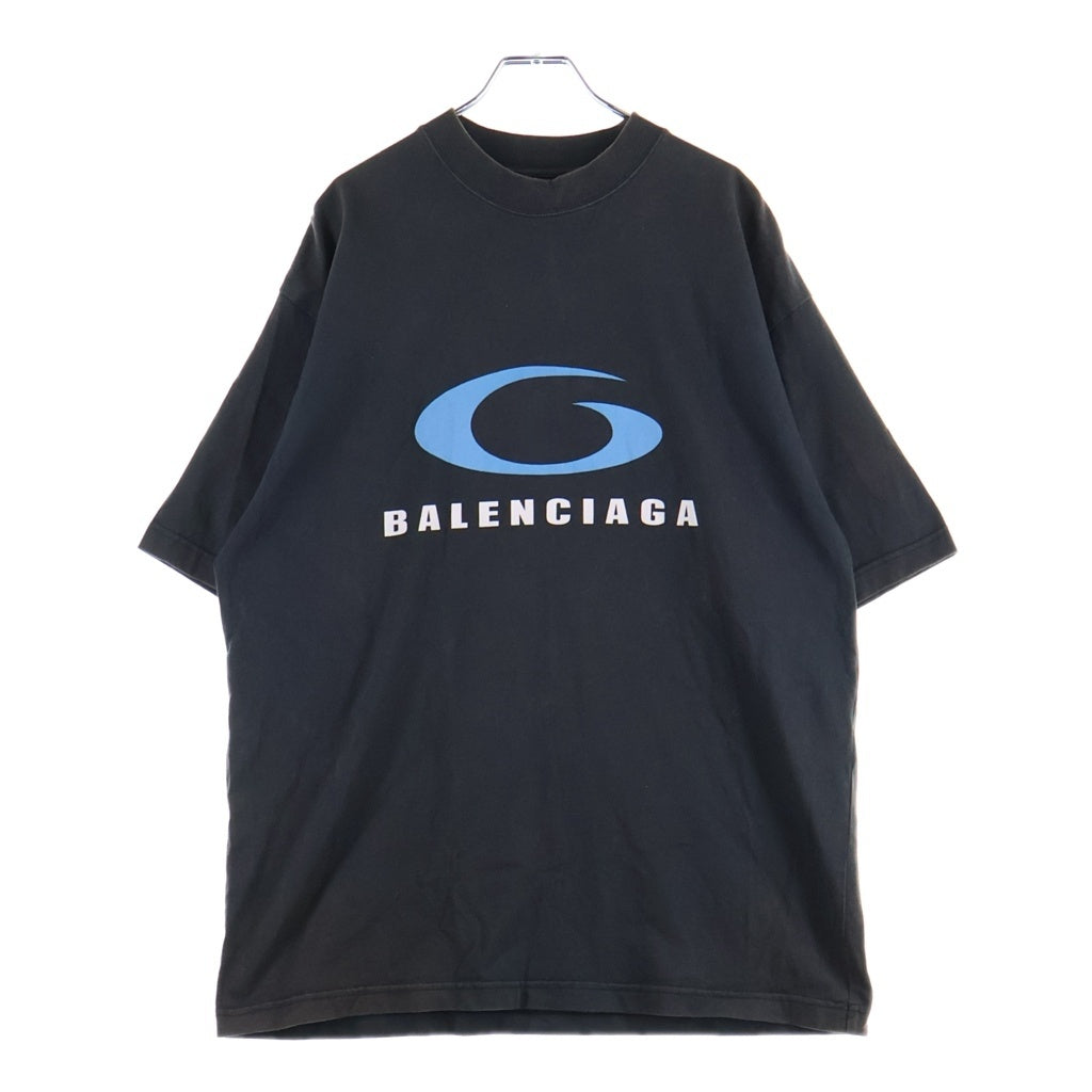 BALENCIAGA(バレンシアガ) 24SS Loop Sports Icon プリント半袖Tシャツカットソー ブラック 764235