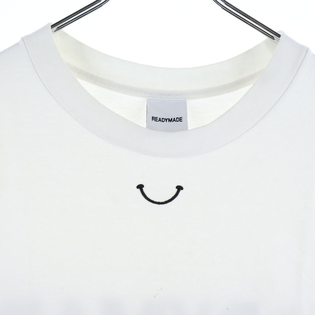 READY MADE(レディメイド) 24SS SMILE SS T-SHIRT スマイルTシャツ RE-CO-WH-00-00-244 ホワイト