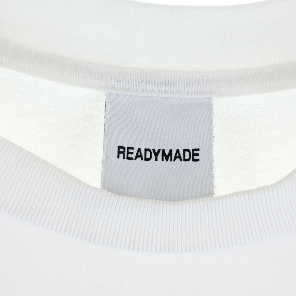 READY MADE(レディメイド) 24SS SMILE SS T-SHIRT スマイルTシャツ RE-CO-WH-00-00-244 ホワイト