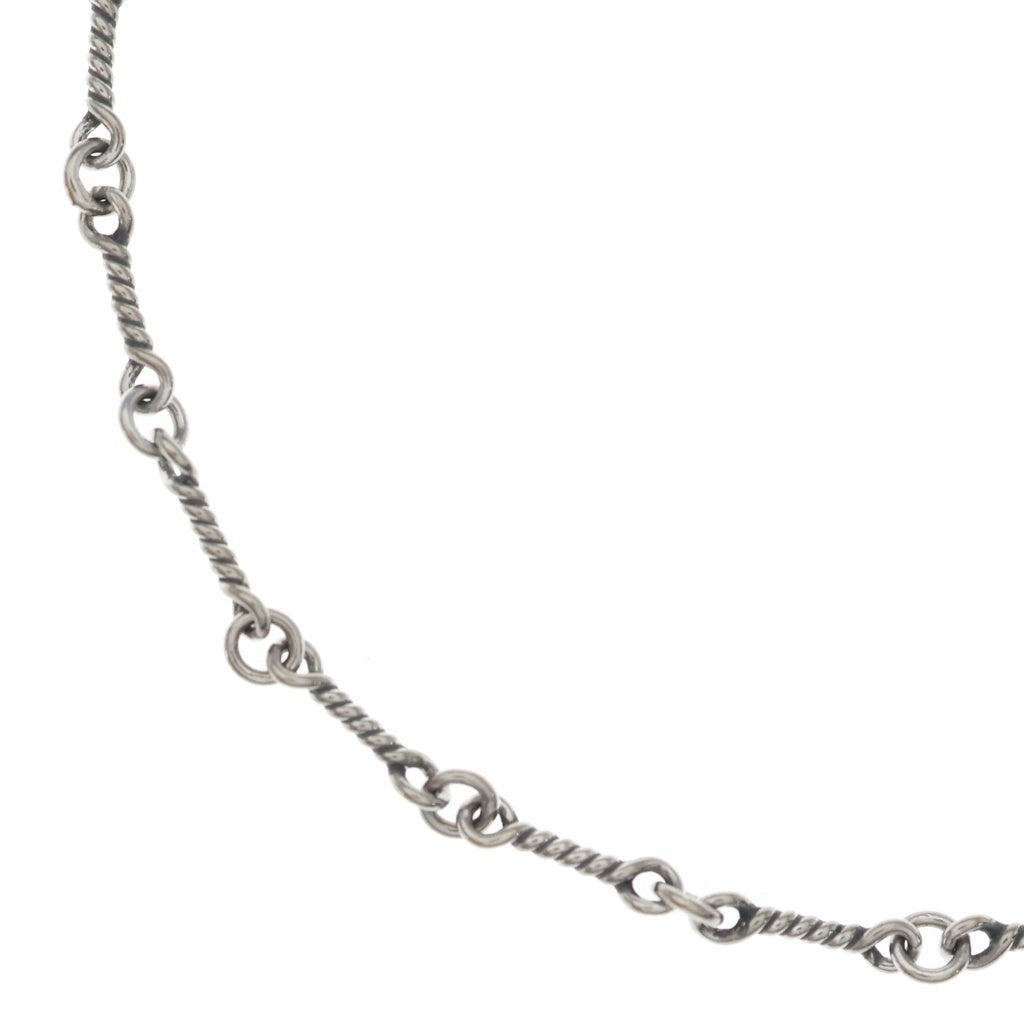CHROME HEARTS(クロムハーツ) 18KWG NECKCHAIN T16 ツイストチェーンネックレス 16inch ホワイトゴールド BCA001