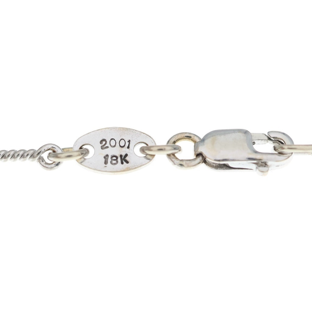 CHROME HEARTS(クロムハーツ) 18KWG NECKCHAIN T16 ツイストチェーンネックレス 16inch ホワイトゴールド BCA001