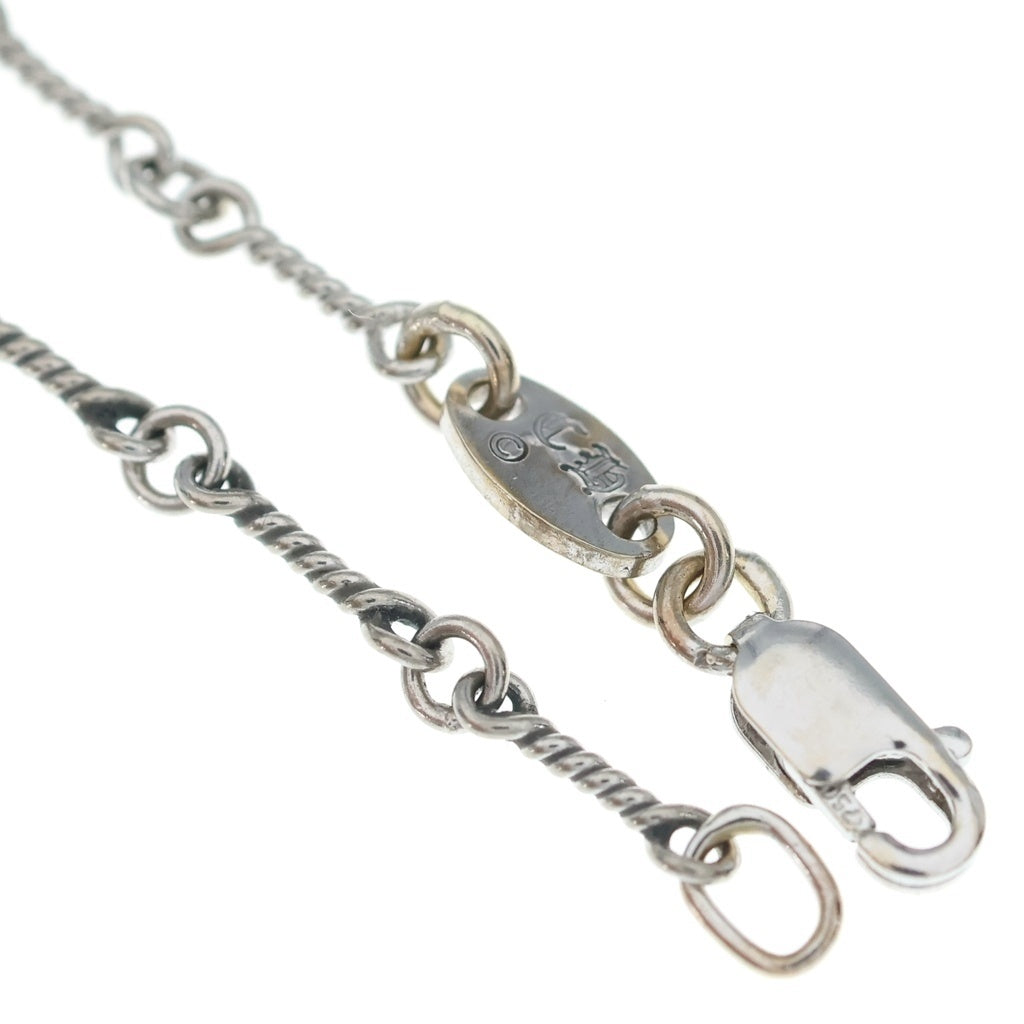 CHROME HEARTS(クロムハーツ) 18KWG NECKCHAIN T16 ツイストチェーンネックレス 16inch ホワイトゴールド BCA001