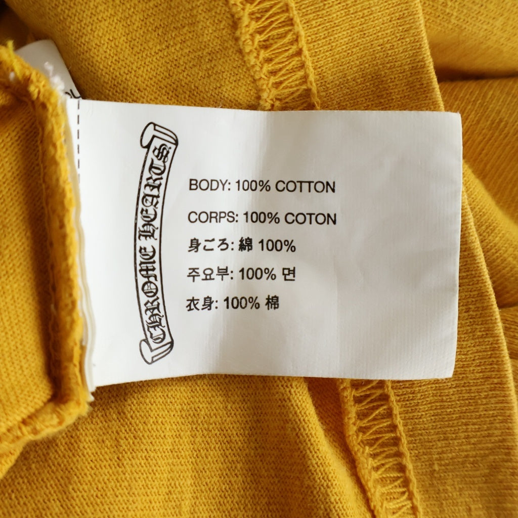 CHROME HEARTS(クロムハーツ) Mustard Arm Logo L/S Tee アームロゴ クルーネック長袖Tシャツ マスタード イエロー