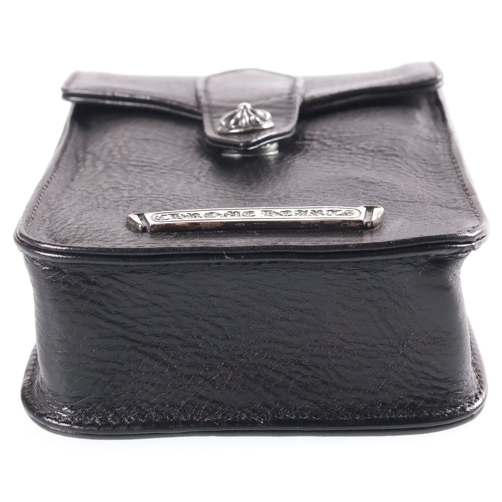 CHROME HEARTS(クロムハーツ) OLD LRG CIGARETTE CASE オールド ラージ シガレットケース クロスボールボタン 煙草入れ ブラック/シルバー レディース