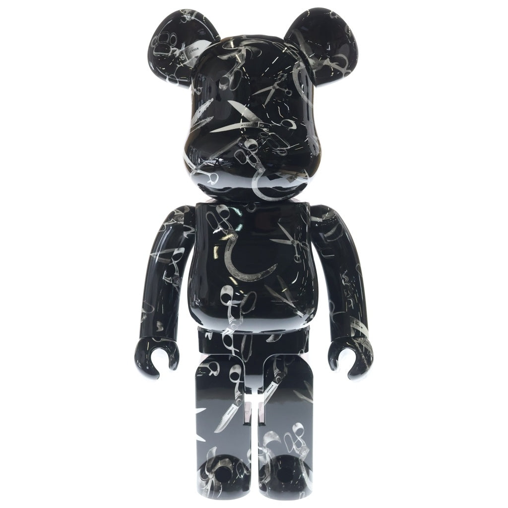 MEDICOM TOY(メディコムトイ) BE@RBRICK ×DENHAM 1000% デンハム ベアブリック フィギュア 人形 インテリア ブラック