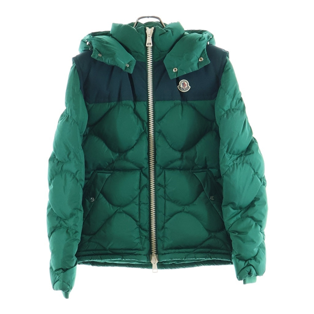 MONCLER(モンクレール) ARLE アーレス フーデット ジップアップダウンジャケット グリーン D20914032685 54155