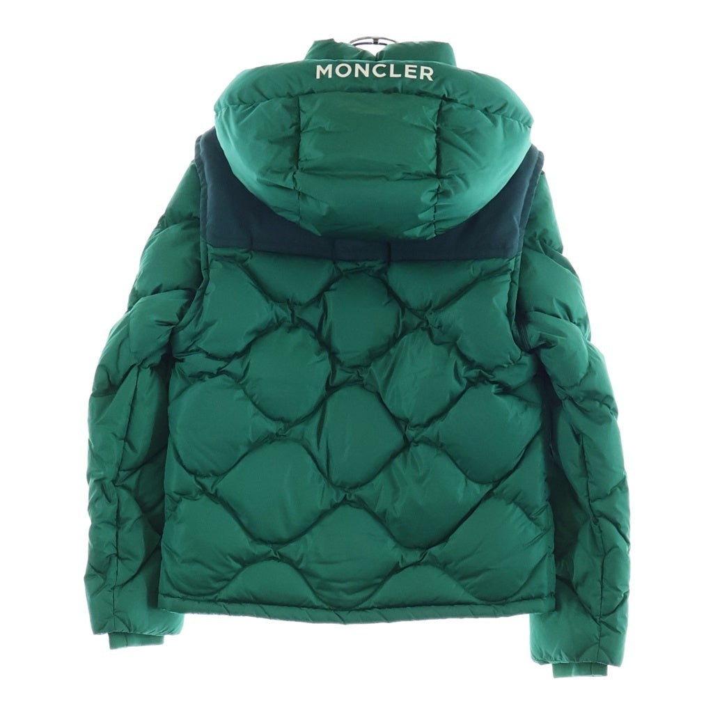MONCLER(モンクレール) ARLE アーレス フーデット ジップアップダウンジャケット グリーン D20914032685 54155